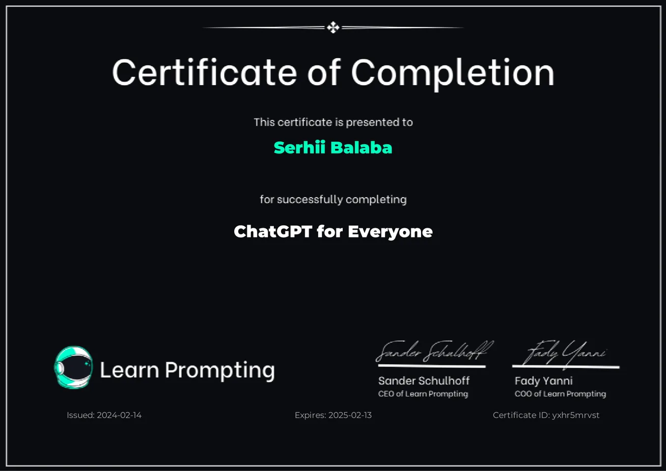 ChatGPT for Everyone
