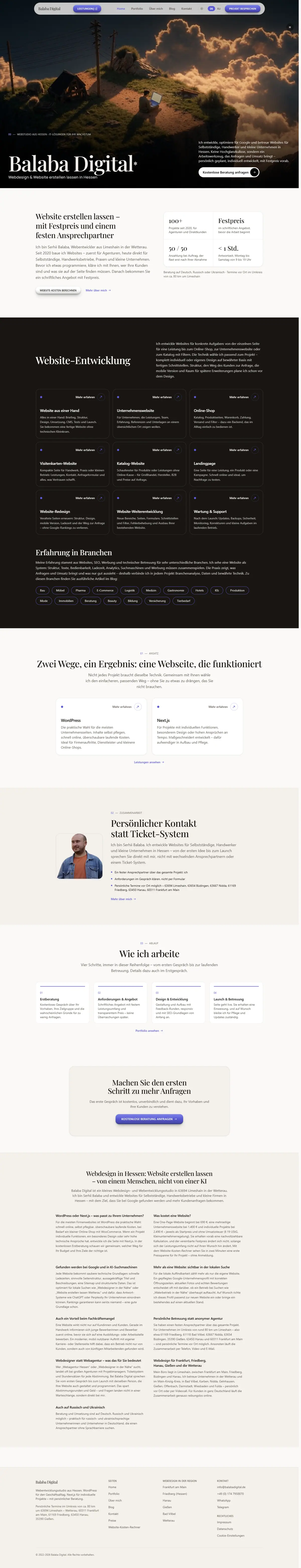 Eigene Website · Limeshain, Wetterau
